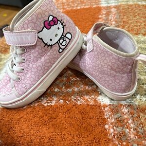 Hello Kitty Pink High-Top Kids Sneakers